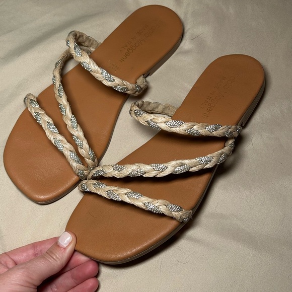 Pink Lily Shoes - Embellished sandals